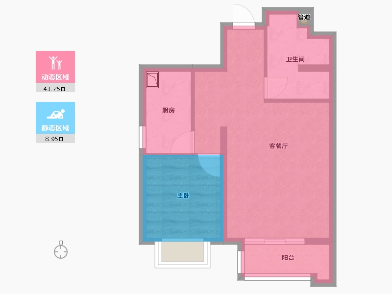 山西省-长治市-金城名邸-46.50-户型库-动静分区