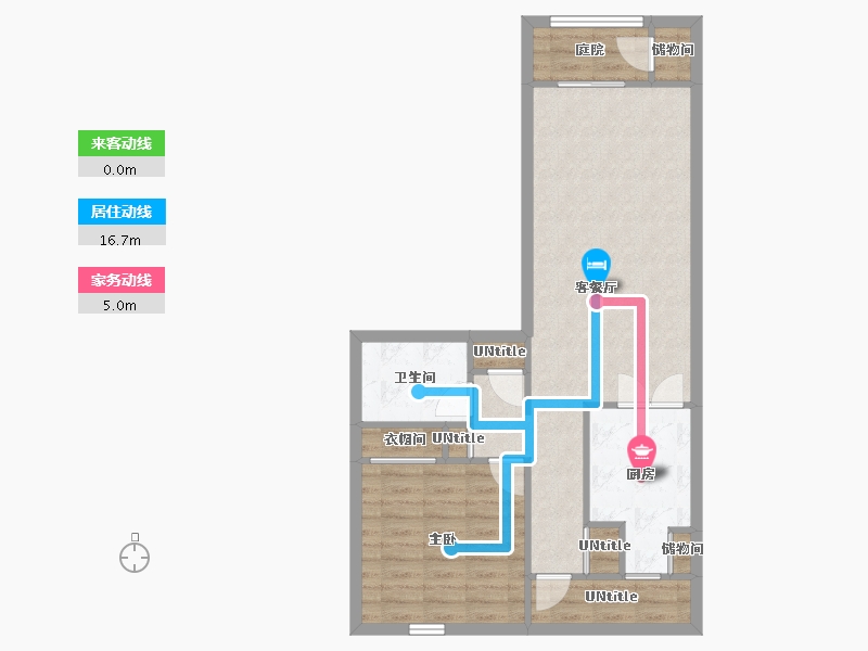 Florida-Orange-Casienna Apartment Homes-69.86-户型库-动静线