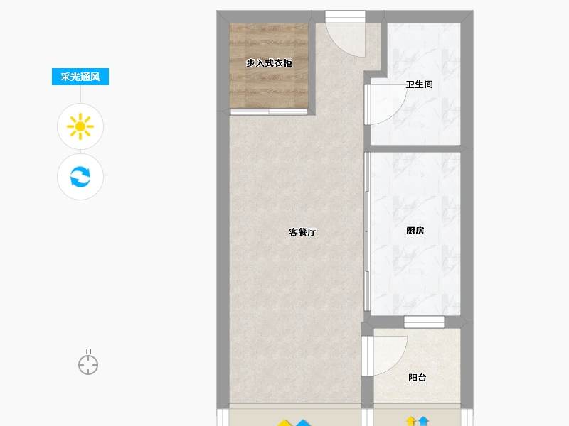 四川省-成都市-猫先生-32.98-户型库-采光通风