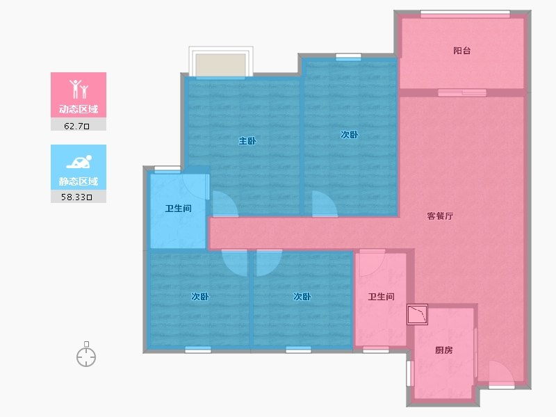 江西省-上饶市-书香名苑-110.00-户型库-动静分区