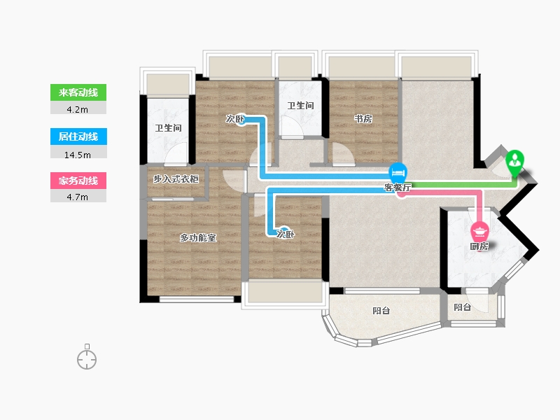 广东省-深圳市-招商东岸-91.88-户型库-动静线