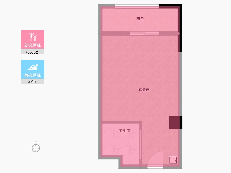 河南省-驻马店市-信合・清河韵-40.80-户型库-动静分区