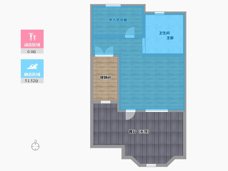 天津-天津市-京基岭墅-79.83-户型库-动静分区