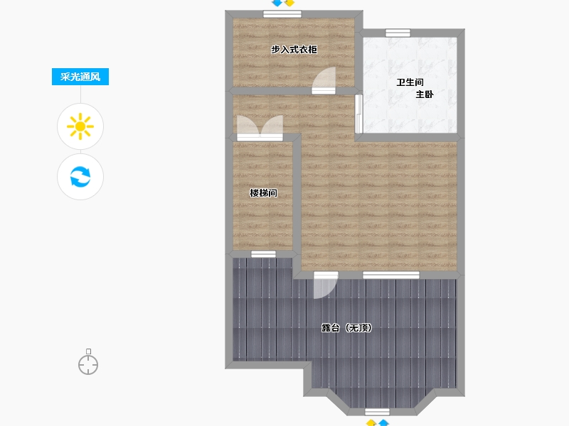 天津-天津市-京基岭墅-79.83-户型库-采光通风