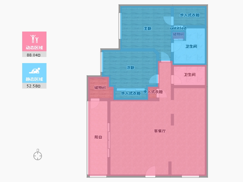 California-Riverside-Summer Breeze Apartments-125.48-户型库-动静分区