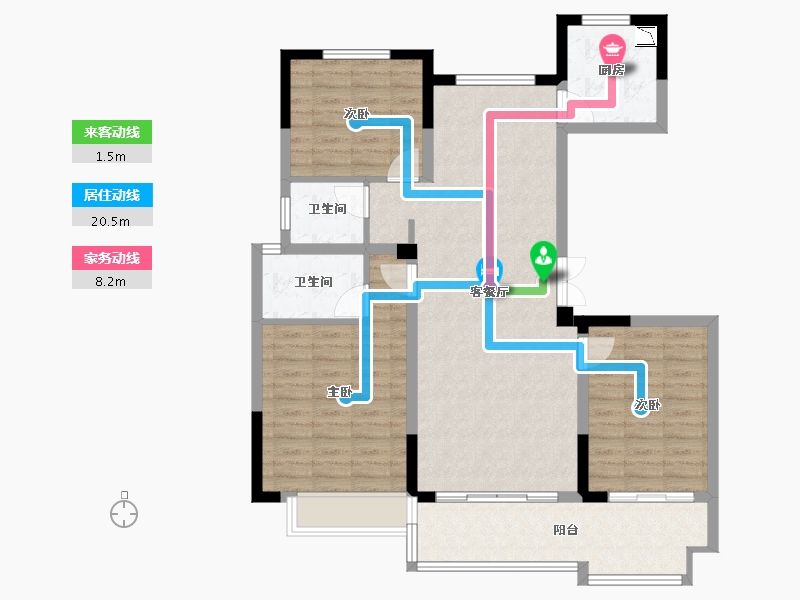 河南省-驻马店市-安恒-100.51-户型库-动静线