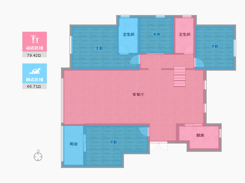 山东省-济南市-商河赢园-132.24-户型库-动静分区