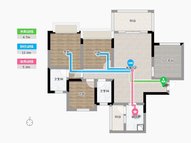 四川省-宜宾市-阳光-89.32-户型库-动静线