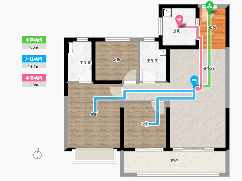 浙江省-温州市-君悦339-94.00-户型库-动静线