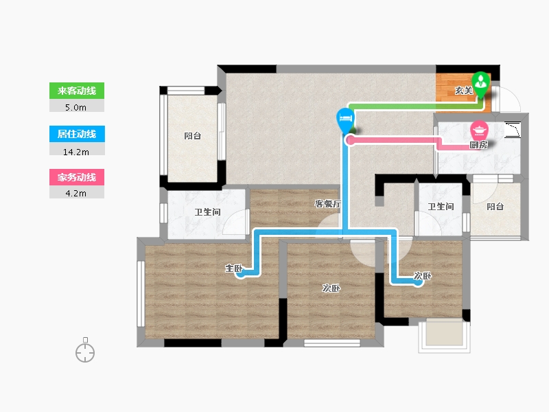 四川省-成都市-西宸春天-77.05-户型库-动静线