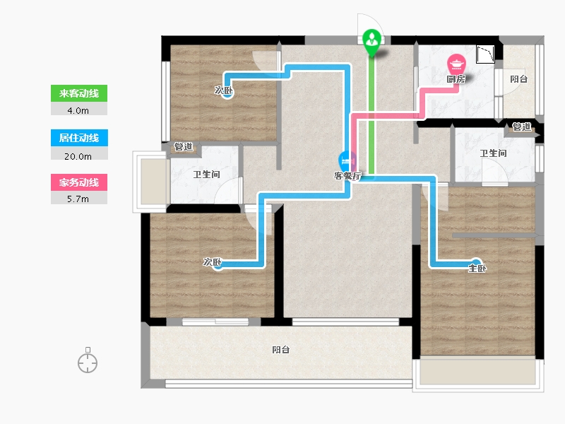 广东省-广州市-电建地产・�吃没�府-98.06-户型库-动静线