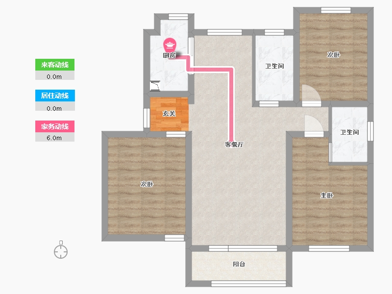 河北省-石家庄市-万德华府-84.71-户型库-动静线