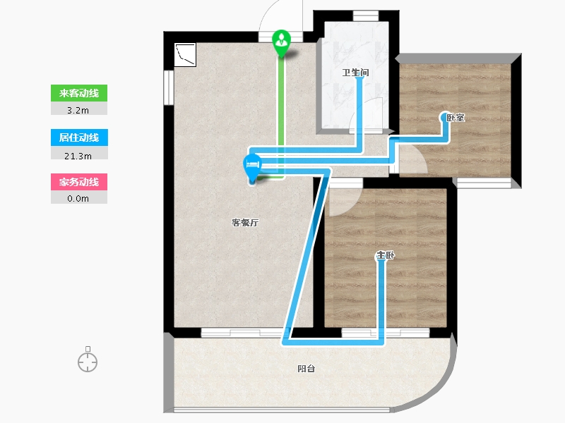 广西壮族自治区-北海市-阳光城・悦江海-55.24-户型库-动静线