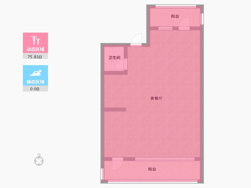 山东省-德州市-力高雍泉府-68.46-户型库-动静分区