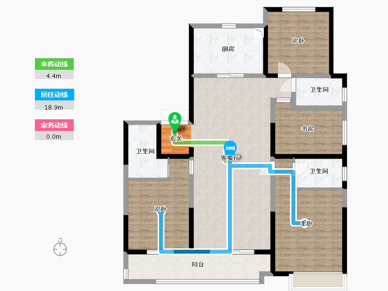 河北省-石家庄市-保利和光尘樾-137.67-户型库-动静线