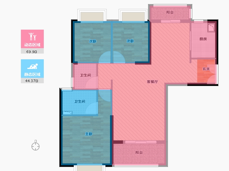 江西省-九江市-联泰万泰城-101.59-户型库-动静分区