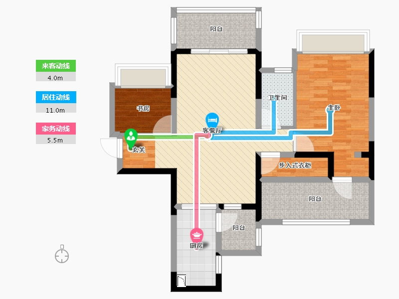 四川省-宜宾市-白沙鹭岛-77.00-户型库-动静线