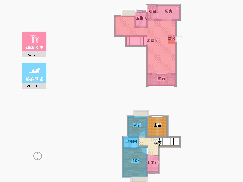 四川省-广安市-西城御府-104.41-户型库-动静分区