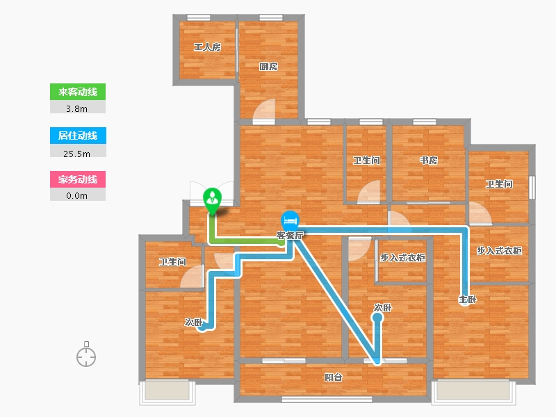 浙江省-台州市-天璟誉府-151.21-户型库-动静线