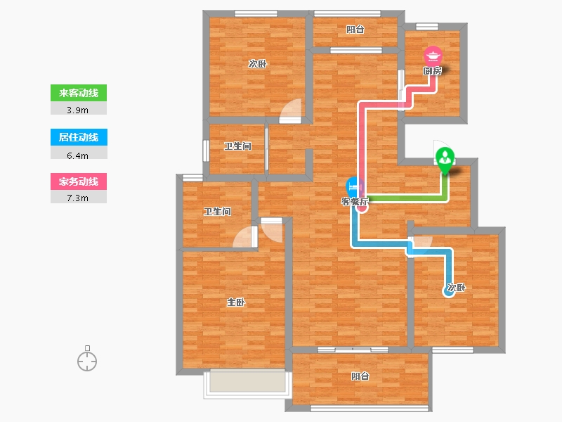 安徽省-滁州市-上东城-120.48-户型库-动静线