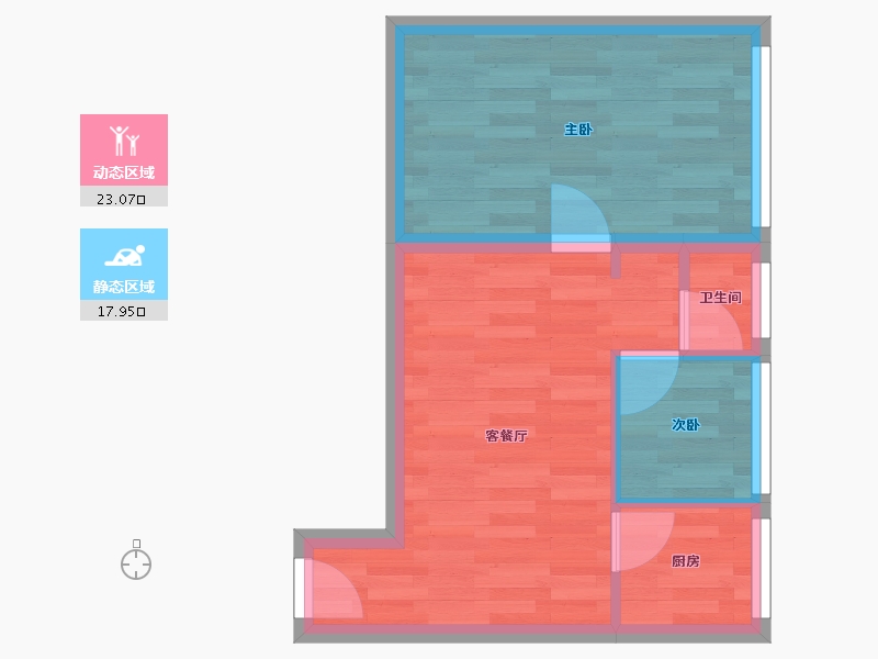 香港特别行政区-沙田区-博康邨-36.19-户型库-动静分区