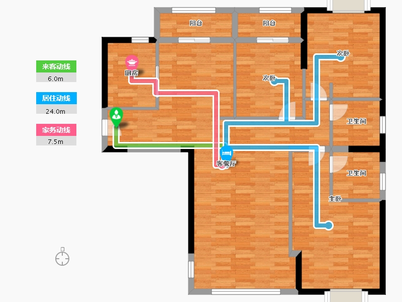 福建省-龙岩市-城发福郡-100.00-户型库-动静线