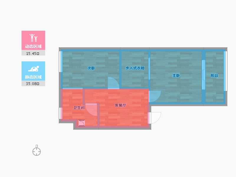 福建省-泉州市-格林春天-44.30-户型库-动静分区