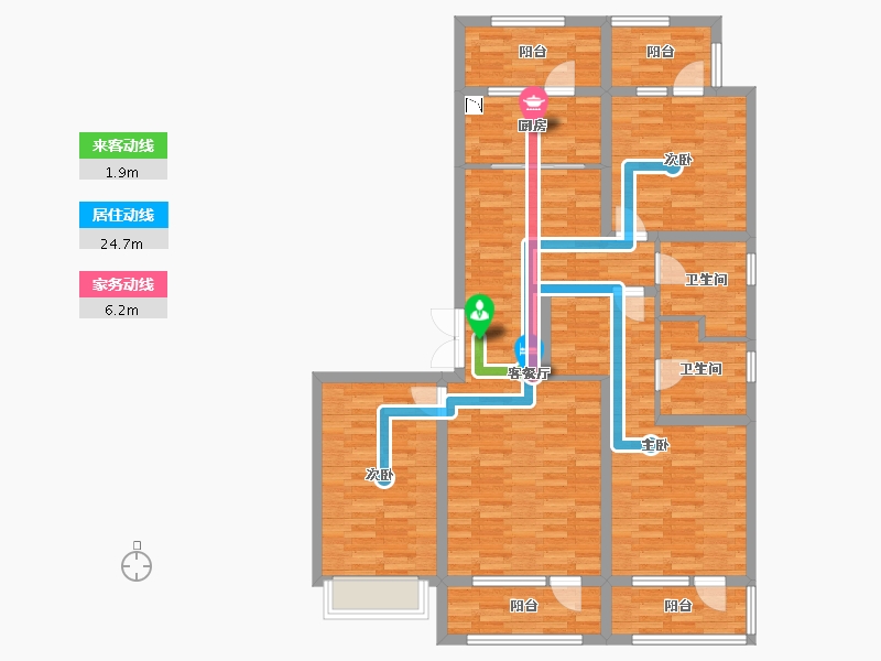 河北省-石家庄市-融创臻景园-119.63-户型库-动静线