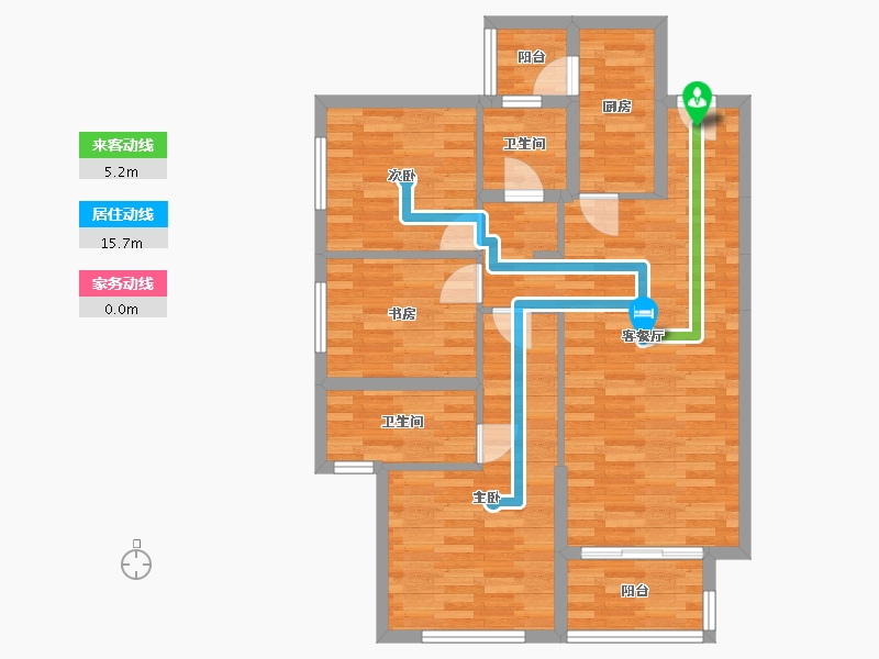 四川省-成都市-宸光和悦-82.50-户型库-动静线