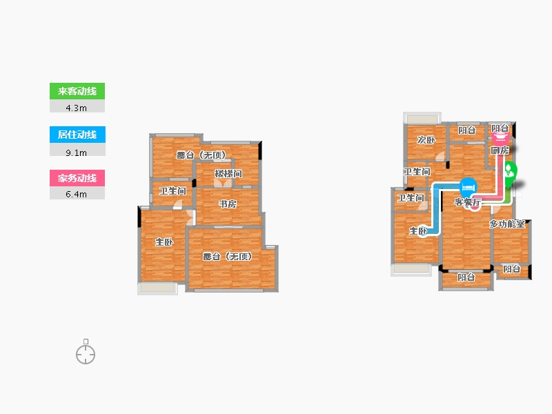 贵州省-贵阳市-俊发城-232.25-户型库-动静线