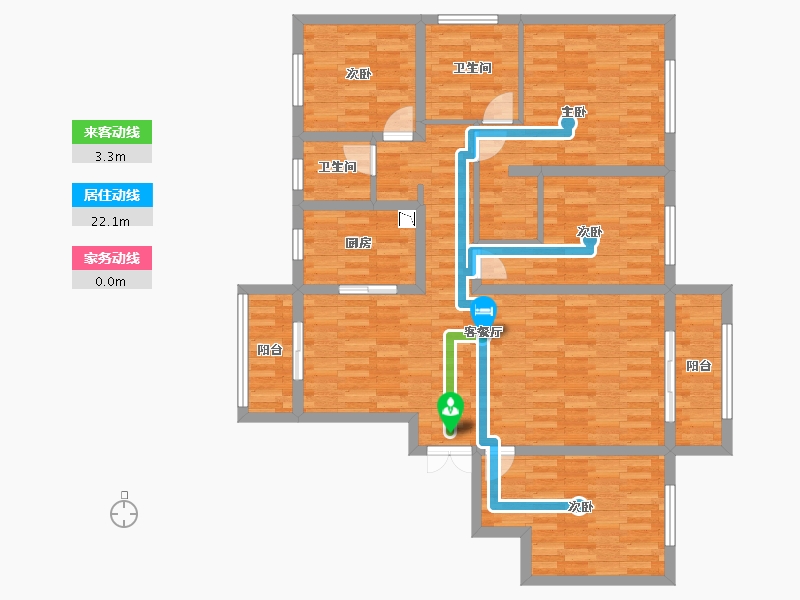 青海省-西宁市-红星天铂-117.21-户型库-动静线