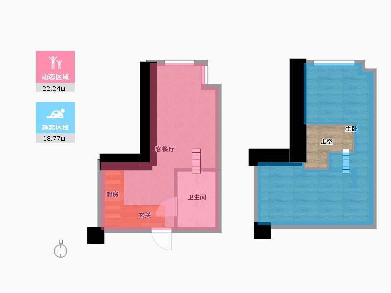 浙江省-宁波市-星悦中心-36.68-户型库-动静分区