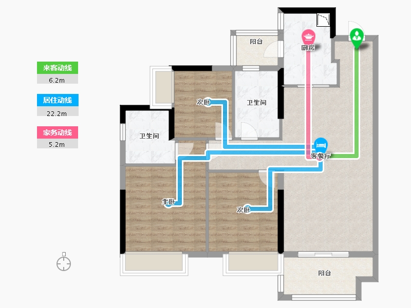 广东省-广州市-力高・君熙府-97.00-户型库-动静线