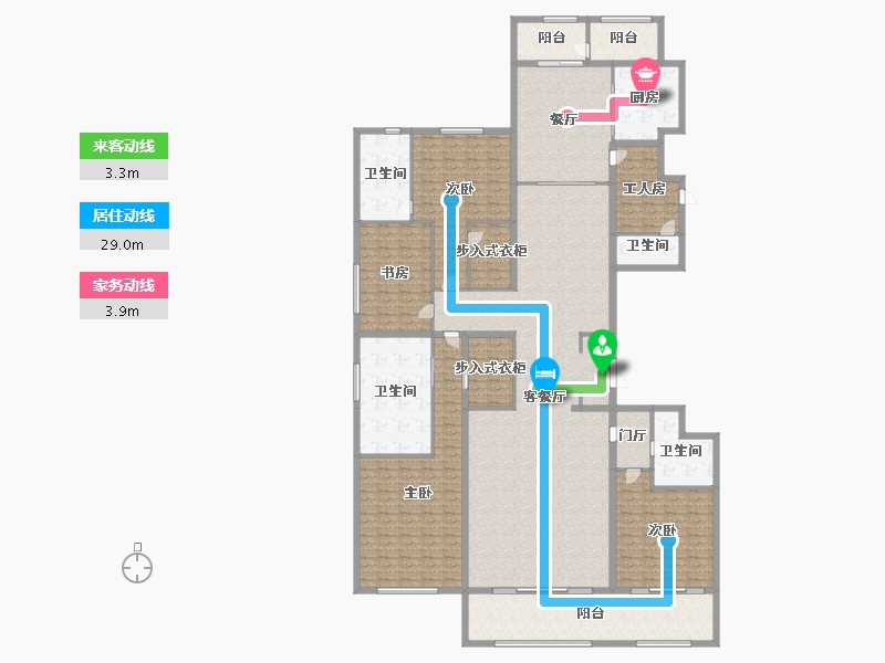 上海-上海市-融创外滩壹号院-292.99-户型库-动静线