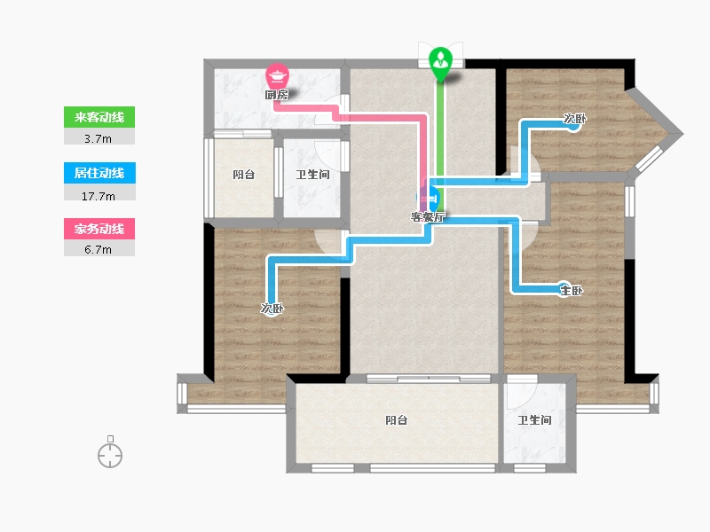 湖北省-十堰市-震洋贵府-97.83-户型库-动静线