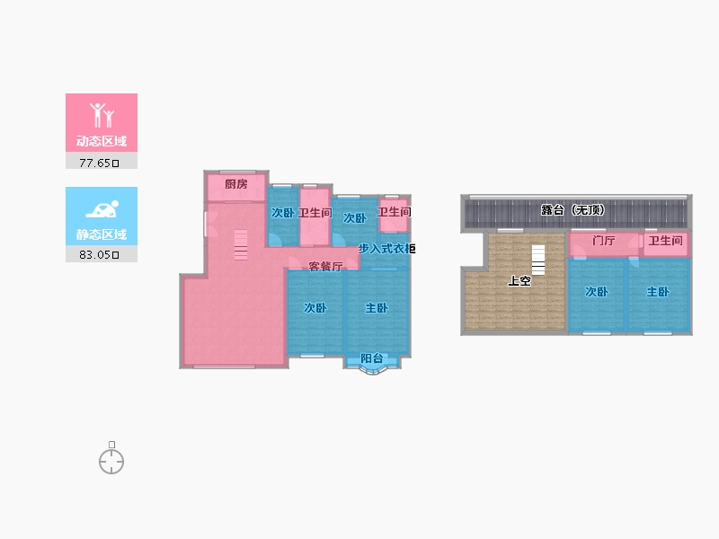 辽宁省-葫芦岛市-嘉华御景豪庭-193.11-户型库-动静分区