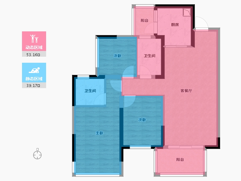 广西壮族自治区-南宁市-九熙府-81.61-户型库-动静分区