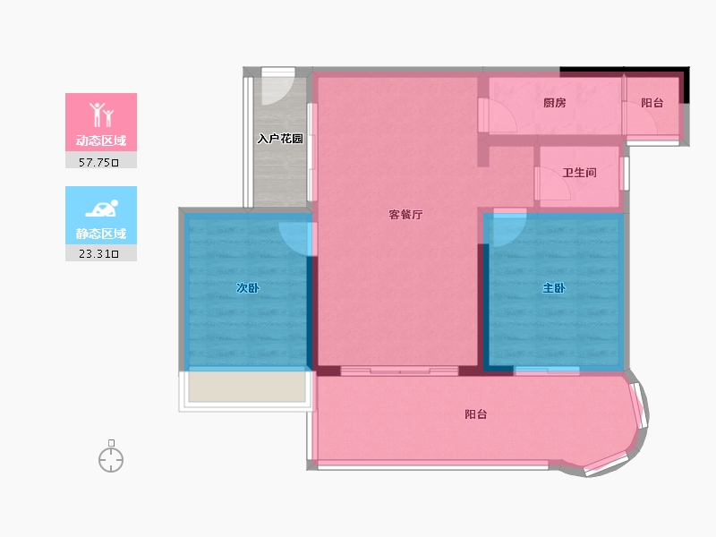 江西省-赣州市-赣州东城国际-76.93-户型库-动静分区