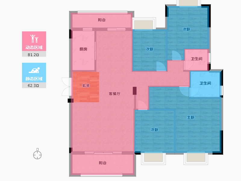 广东省-肇庆市-光大天骄御景-131.59-户型库-动静分区