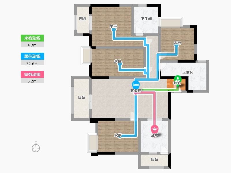 四川省-成都市-成金金语湾-132.01-户型库-动静线