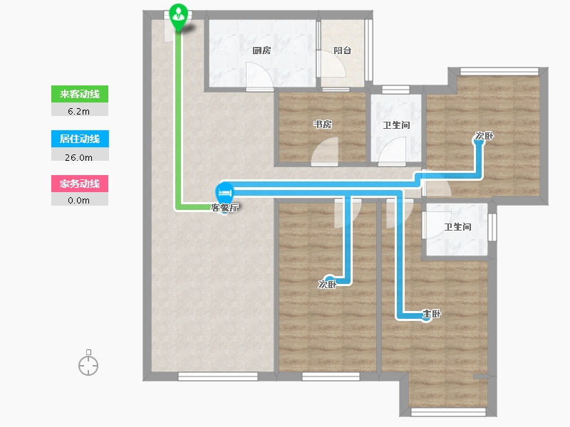 河北省-廊坊市-港中旅·海泉湾-93.19-户型库-动静线