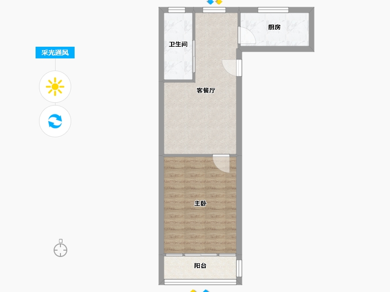 上海-上海市-华夏小区-47.19-户型库-采光通风