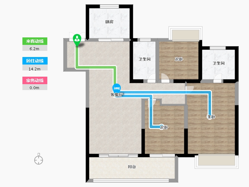 江苏省-盐城市-射阳吾悦-99.99-户型库-动静线