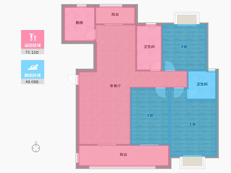 湖北省-随州市-应山府-111.57-户型库-动静分区