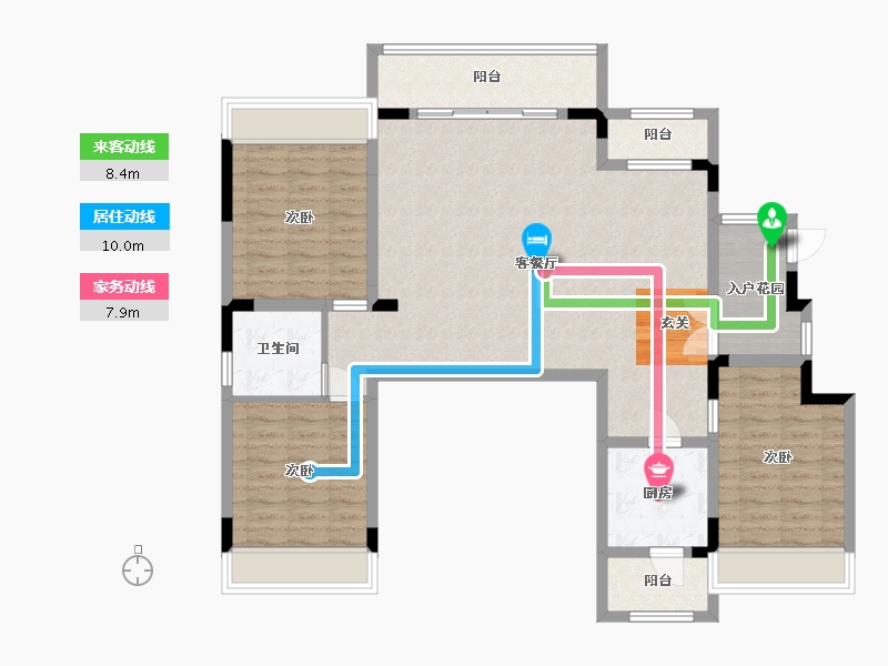 贵州省-铜仁市-麒龙学府壹号-112.03-户型库-动静线