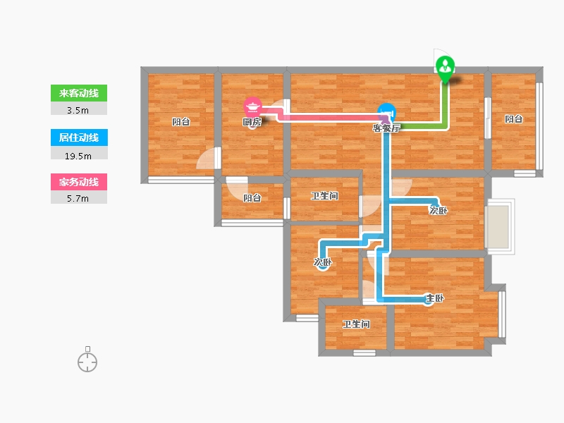 广西壮族自治区-贵港市-郁江湾-89.46-户型库-动静线