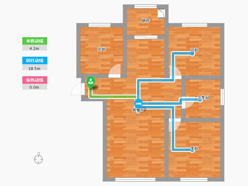 甘肃省-白银市-金地华府-77.06-户型库-动静线