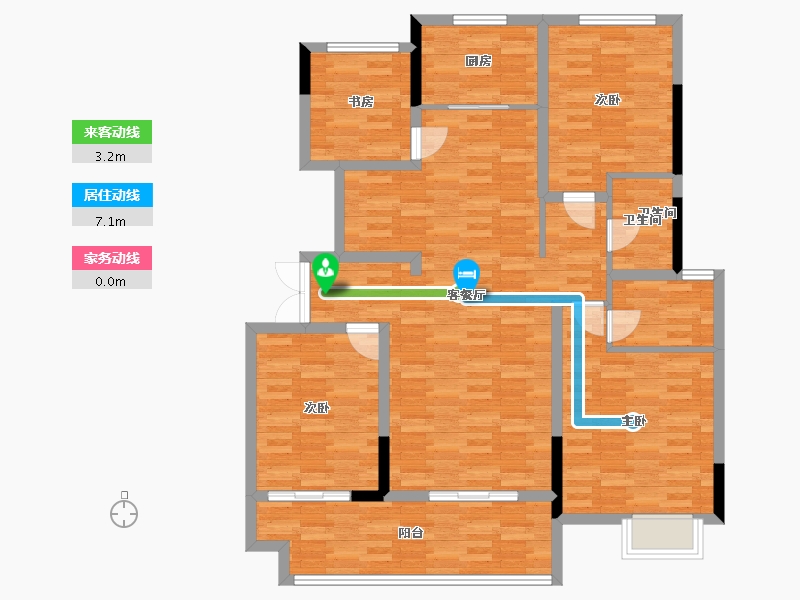 河南省-商丘市-香槟圣园-117.27-户型库-动静线