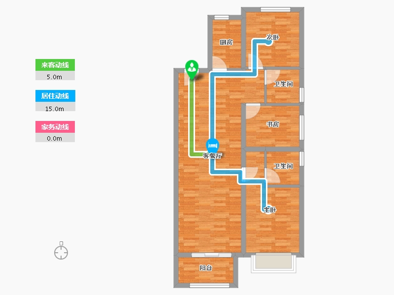 河北省-廊坊市-雅春园-77.43-户型库-动静线