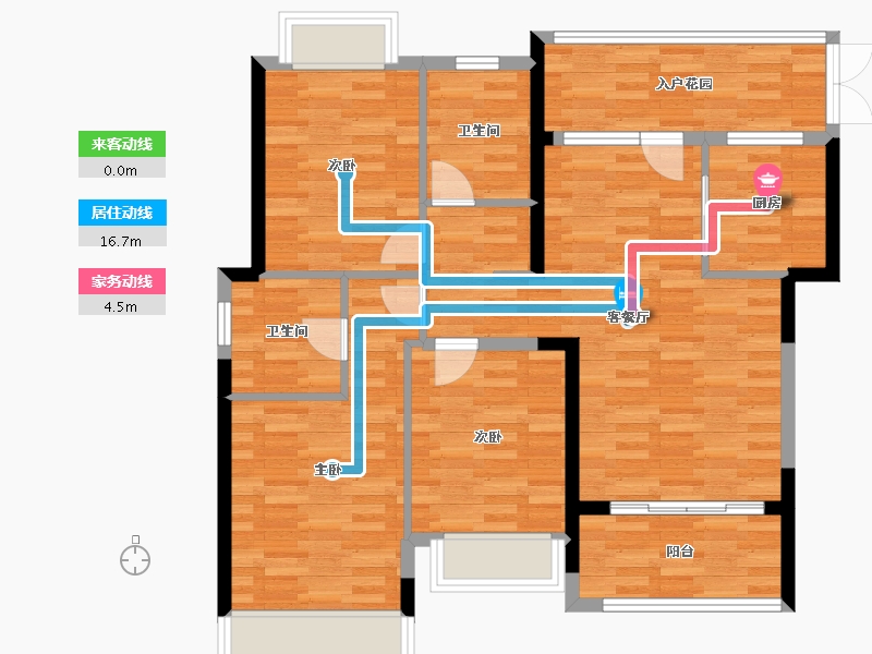 福建省-福州市-罗源湾滨海新城-94.95-户型库-动静线